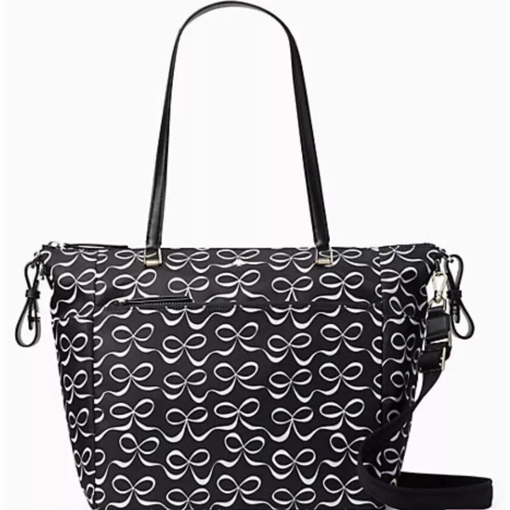 Kate Spade bow print tote bag